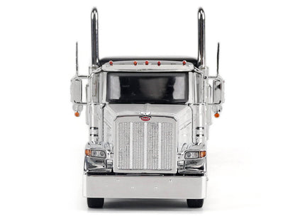 Peterbilt 589 Legendary Package Truck Tractor with 58" Sleeper White with Black Top "Transport Series" 1/50 Diecast Model
