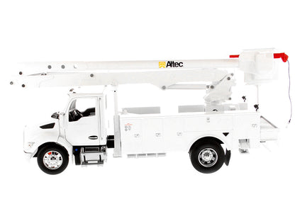 Kenworth T380 with Altec AA55 Aerial Service Truck White "Transport Series" 1/32 Diecast Model