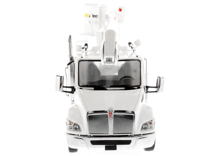 Kenworth T380 with Altec AA55 Aerial Service Truck White "Transport Series" 1/32 Diecast Model