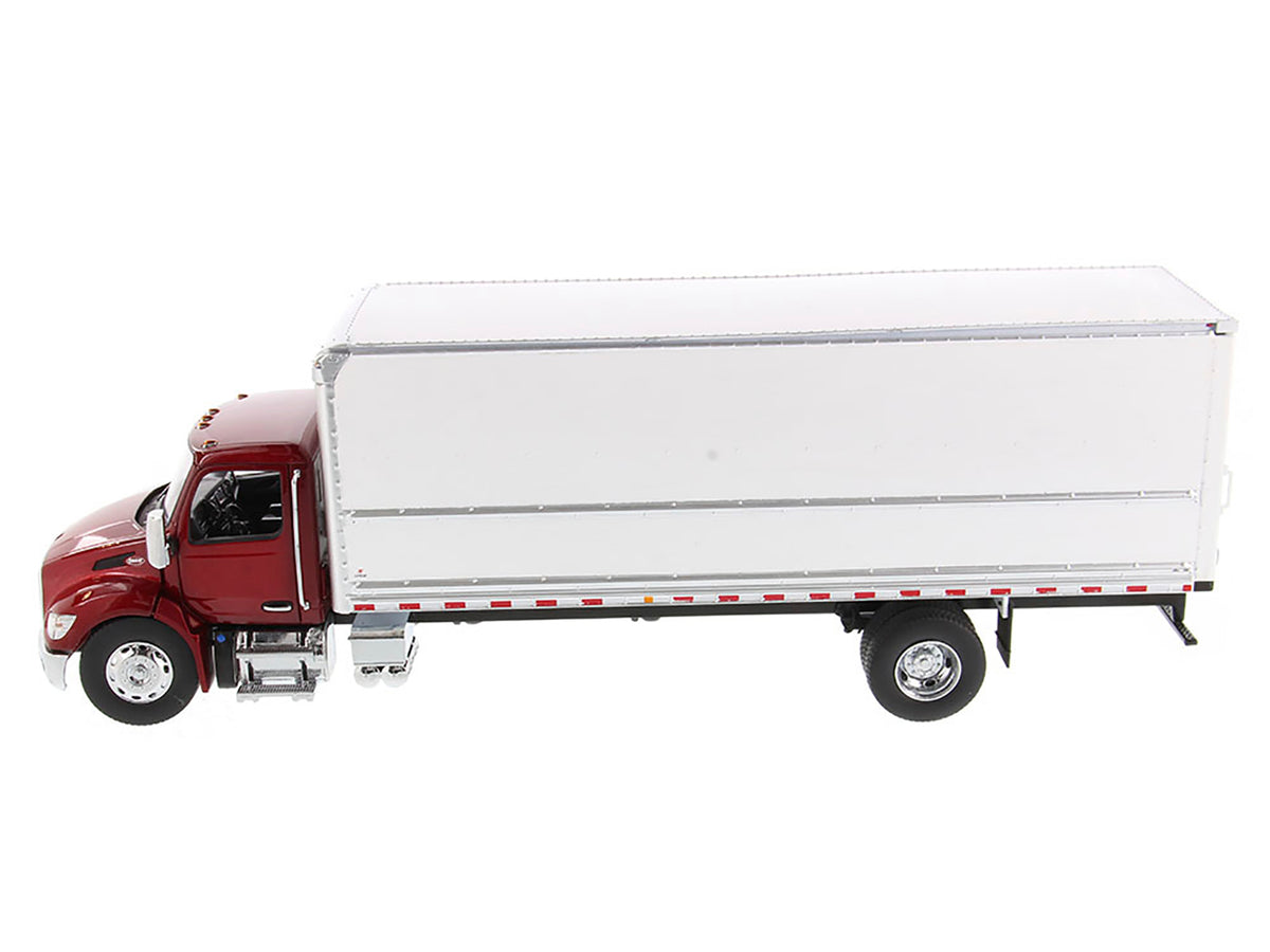 Peterbilt 536 Truck with Supreme Signature Van Body Red Metallic "Transport Series" 1/32 Diecast Model