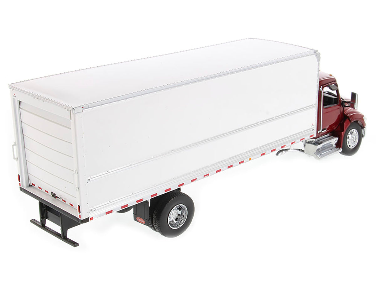 Peterbilt 536 Truck with Supreme Signature Van Body Red Metallic "Transport Series" 1/32 Diecast Model