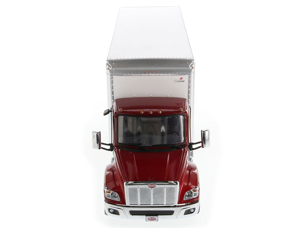 Peterbilt 536 Truck with Supreme Signature Van Body Red Metallic "Transport Series" 1/32 Diecast Model