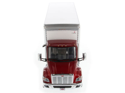 Peterbilt 536 Truck with Supreme Signature Van Body Red Metallic "Transport Series" 1/32 Diecast Model