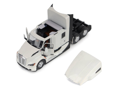 Kenworth T680 Truck Tractor Pearl White "Transport Series" 1/50 Diecast Model
