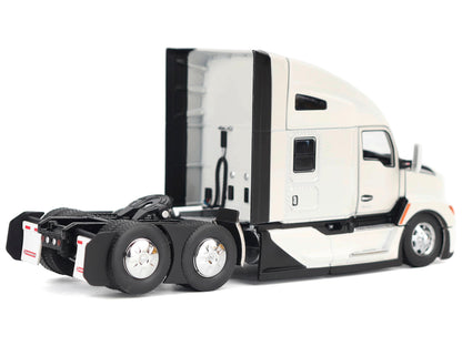 Kenworth T680 Truck Tractor Pearl White "Transport Series" 1/50 Diecast Model