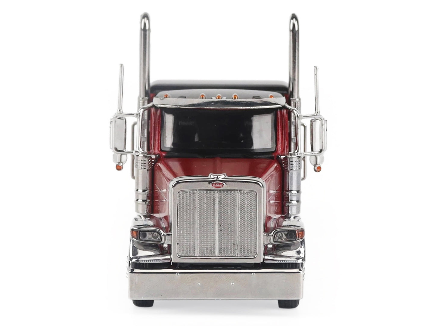 Peterbilt 589 Tridem-Axle Legendary Package Truck Tractor with 58" Sleeper Legendary Red "Transport Series" 1/64 Diecast Model