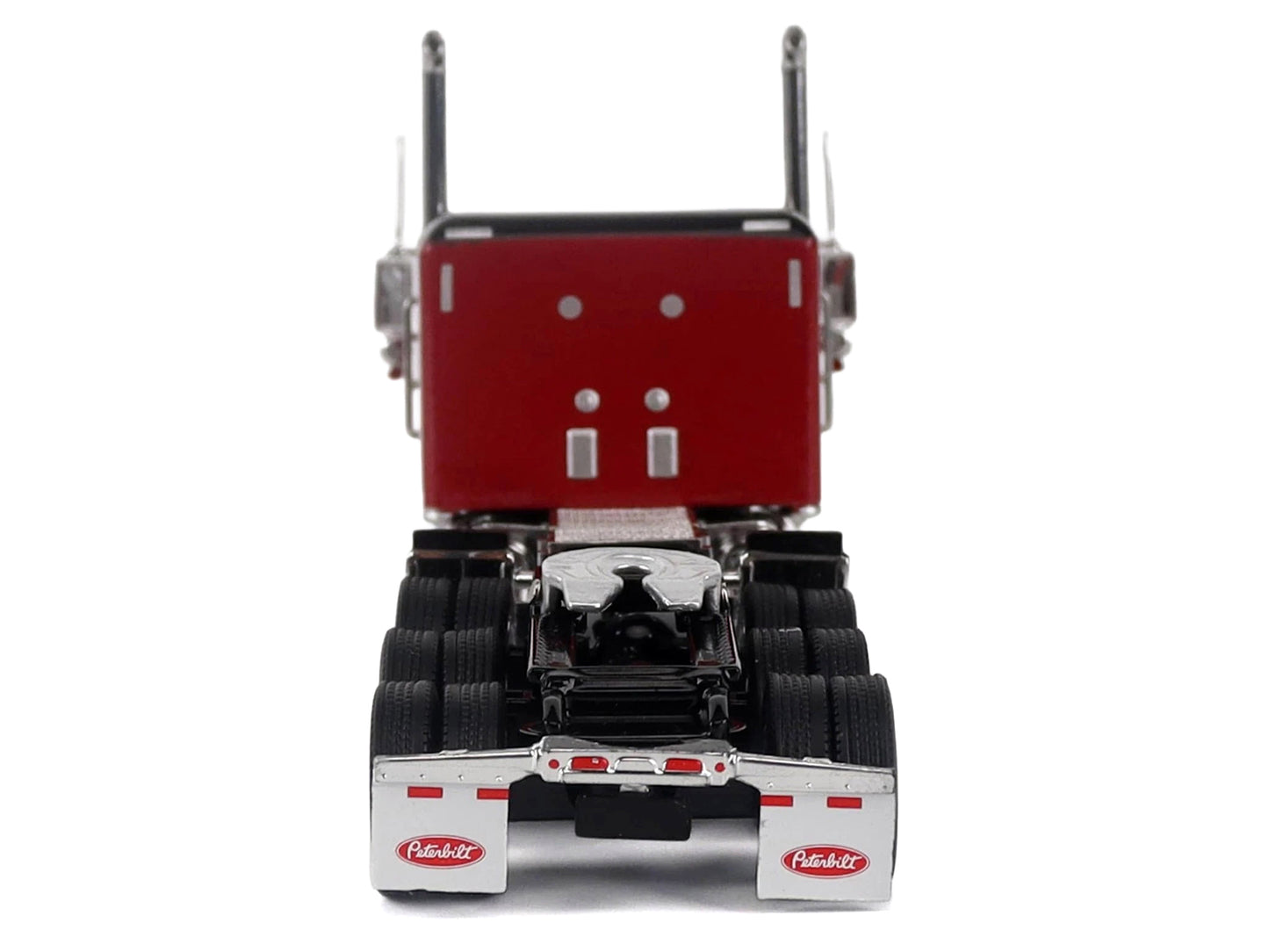 Peterbilt 589 Tridem-Axle Legendary Package Truck Tractor with 58" Sleeper Legendary Red "Transport Series" 1/64 Diecast Model