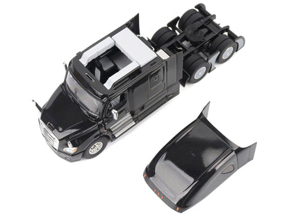 Freightliner New Cascadia Sleeper Cab Truck Tractor Black "Transport Series" 1/50 Diecast Model