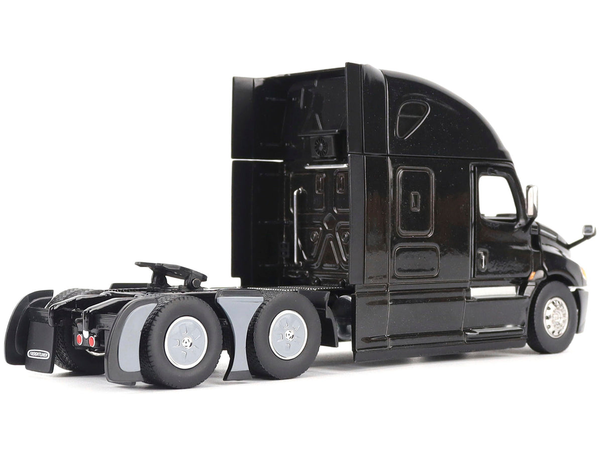 Freightliner New Cascadia Sleeper Cab Truck Tractor Black "Transport Series" 1/50 Diecast Model