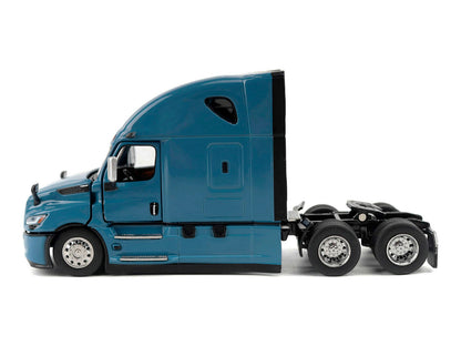 2025 Freightliner Cascadia Gen-5 Sleeper Cab Truck Tractor Signature Blue "Transport Series" 1/64 Diecast Model