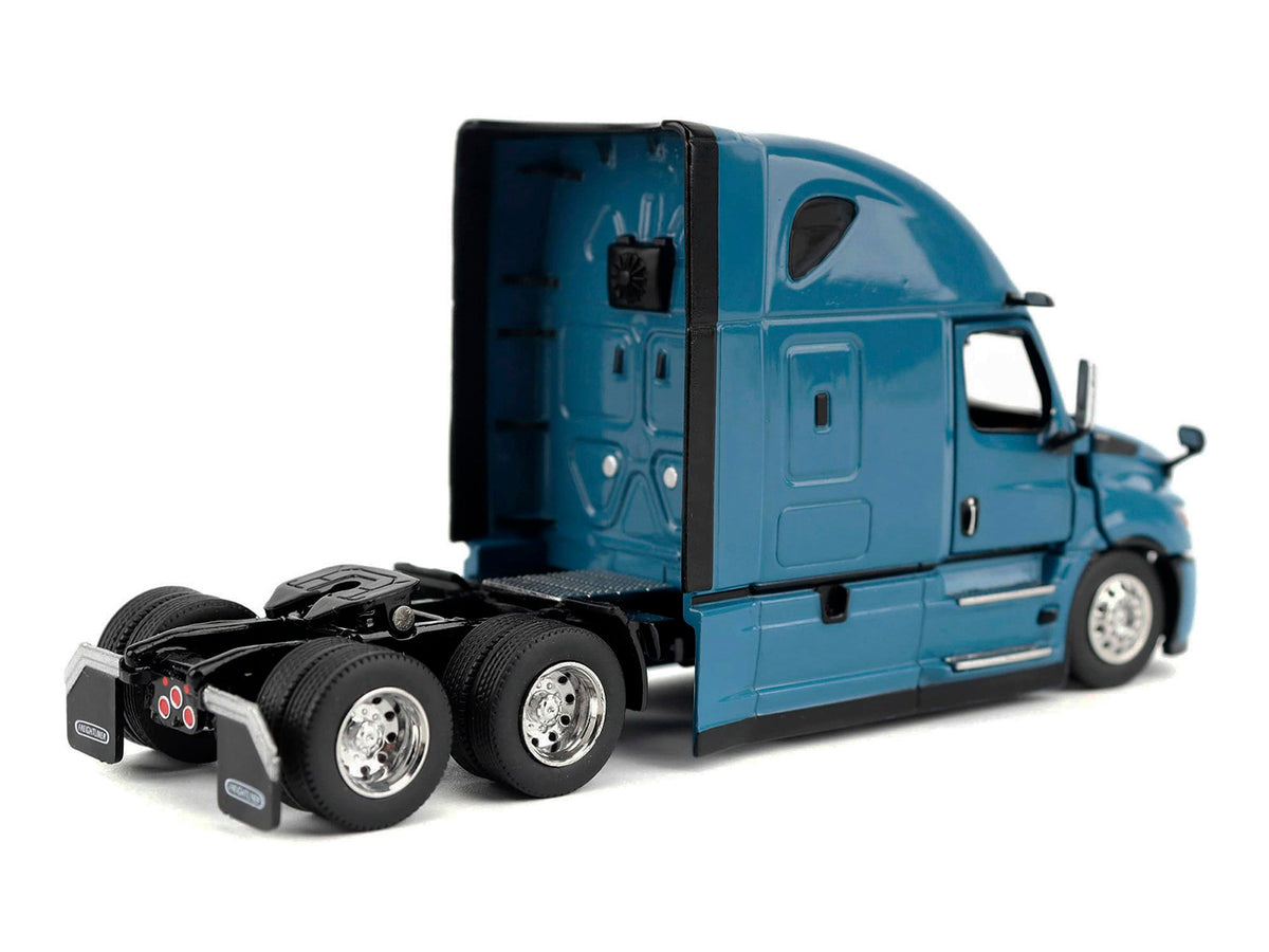 2025 Freightliner Cascadia Gen-5 Sleeper Cab Truck Tractor Signature Blue "Transport Series" 1/64 Diecast Model