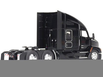 Kenworth T680 76" High Roof Sleeper Cab Truck Tractor Black "Transport Series" 1/50 Diecast Model