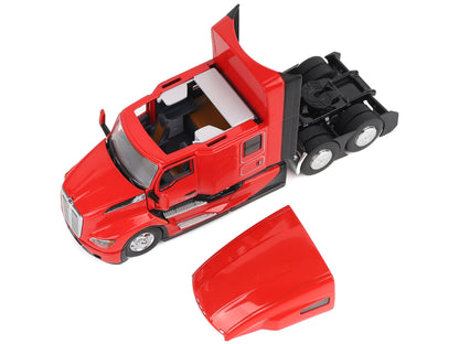 Kenworth T680 76" High Roof Sleeper Cab Truck Tractor Viper Red "Transport Series" 1/50 Diecast Model