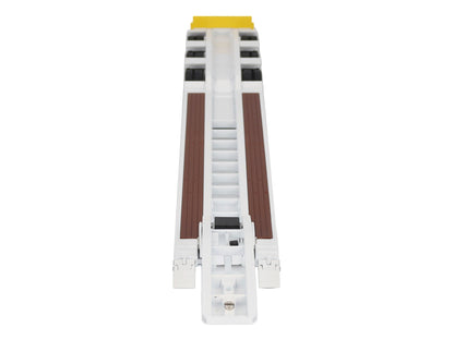 Trail King TK120 Hydraulic Detachable Gooseneck Lowboy Trailer White (Regular Version) "Transport Series" 1/50 Diecast Model