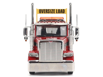 Peterbilt 589 Tandem-Axle Truck Tractor with Day Cab Legendary Red "Transport Series" 1/32 Diecast Model