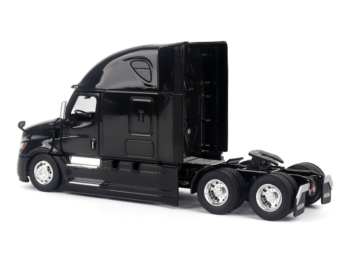 2025 Freightliner Cascadia Gen-5 Sleeper Cab Truck Tractor Night-Shift Black "Transport Series" 1/50 Diecast Model