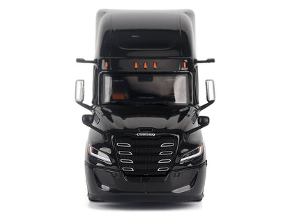 2025 Freightliner Cascadia Gen-5 Sleeper Cab Truck Tractor Night-Shift Black "Transport Series" 1/50 Diecast Model
