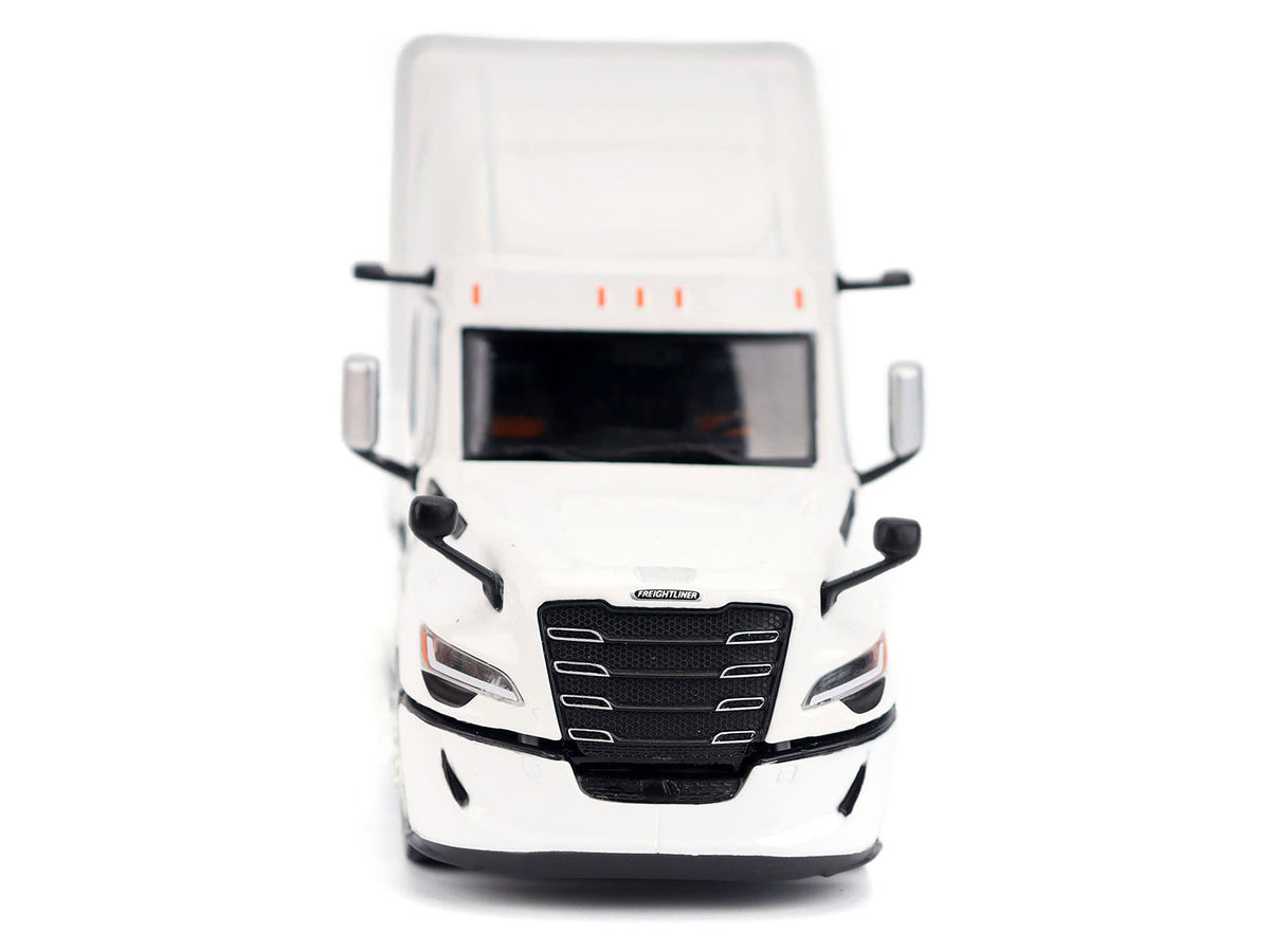 2025 Freightliner Cascadia Gen-5 Sleeper Cab Truck Tractor Winter White "Transport Series" 1/50 Diecast Model
