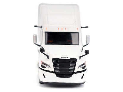 2025 Freightliner Cascadia Gen-5 Sleeper Cab Truck Tractor Winter White "Transport Series" 1/50 Diecast Model