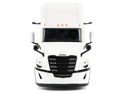 2025 Freightliner Cascadia Gen-5 Sleeper Cab Truck Tractor Winter White "Transport Series" 1/64 Diecast Model