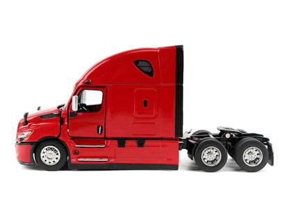 2025 Freightliner Cascadia Gen-5 Sleeper Cab Truck Tractor Red "Transport Series" 1/64 Diecast Model