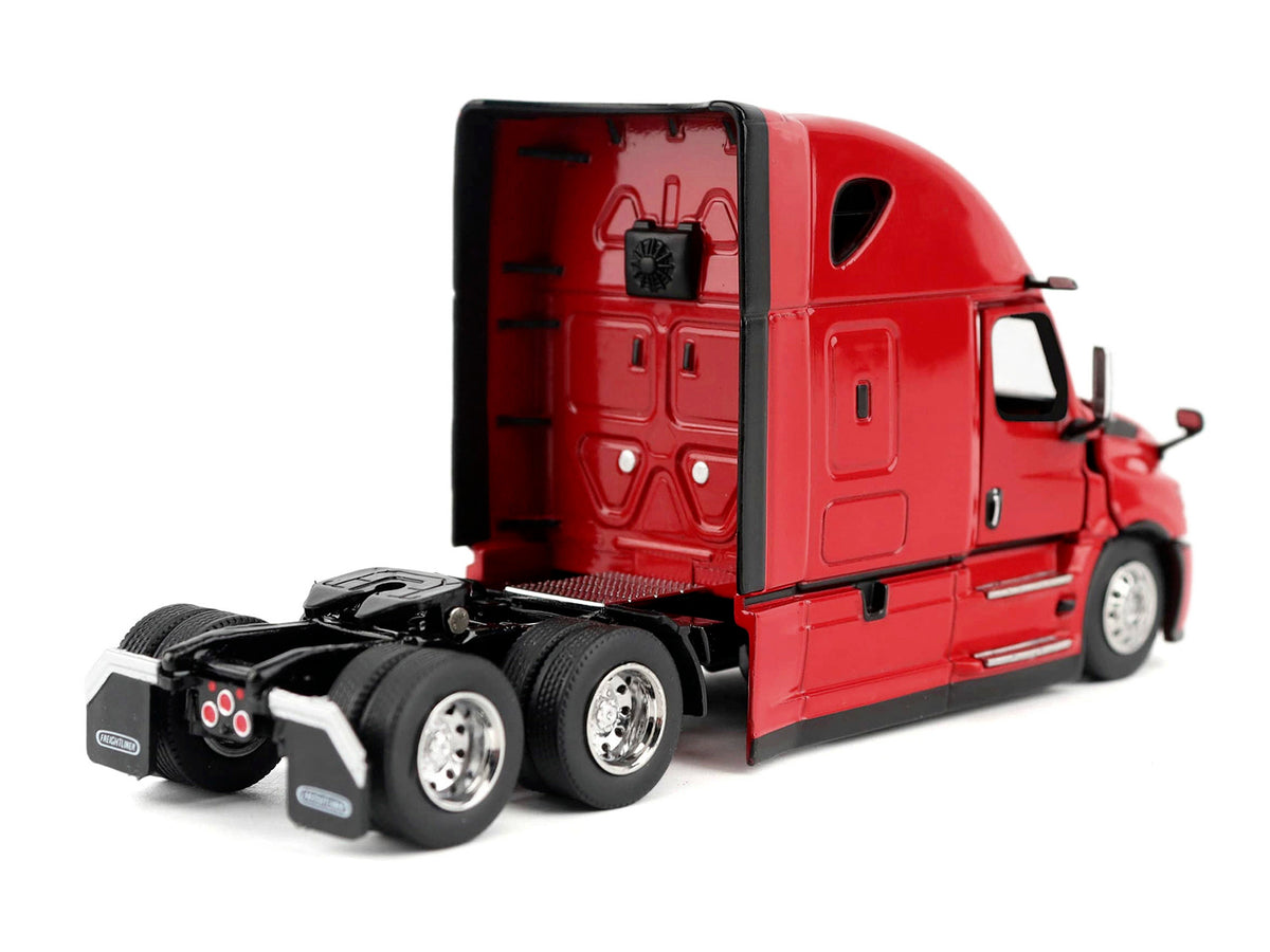 2025 Freightliner Cascadia Gen-5 Sleeper Cab Truck Tractor Red "Transport Series" 1/64 Diecast Model