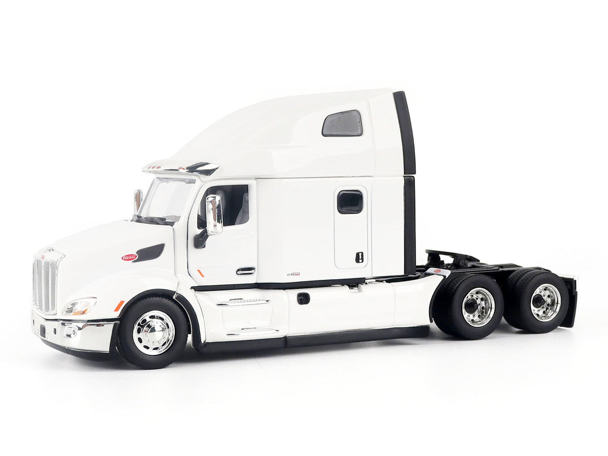 Peterbilt 579 Ultraloft Tandem Tractor White with Great Dane Champion 53ft Dry Cargo Trailer "Transport Series" 1/50 Diecast Model