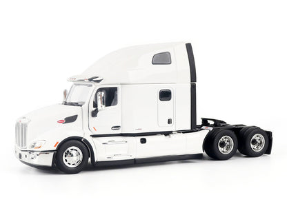 Peterbilt 579 Ultraloft Tandem Tractor White with Great Dane Champion 53ft Dry Cargo Trailer "Transport Series" 1/50 Diecast Model