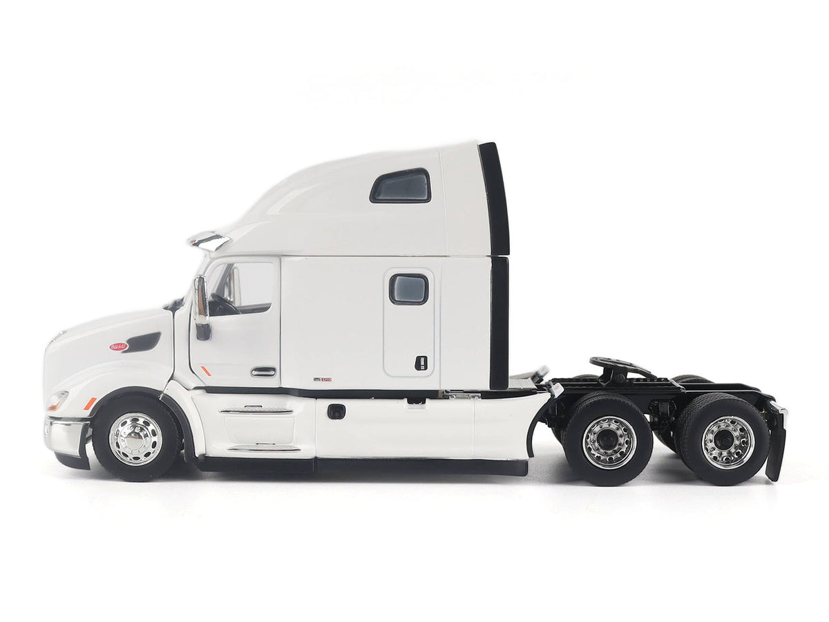 Peterbilt 579 Ultraloft Tandem Tractor White with Great Dane Champion 53ft Dry Cargo Trailer "Transport Series" 1/50 Diecast Model
