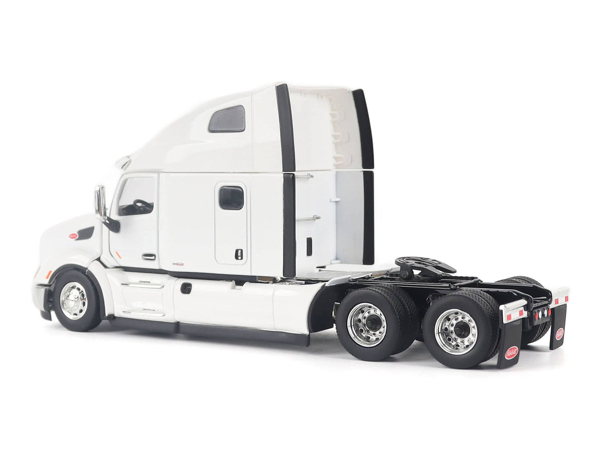 Peterbilt 579 Ultraloft Tandem Tractor White with Great Dane Champion 53ft Dry Cargo Trailer "Transport Series" 1/50 Diecast Model