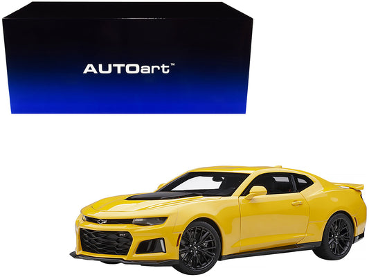 Chevrolet Camaro ZL1 Bright Yellow 1/18 Model Car