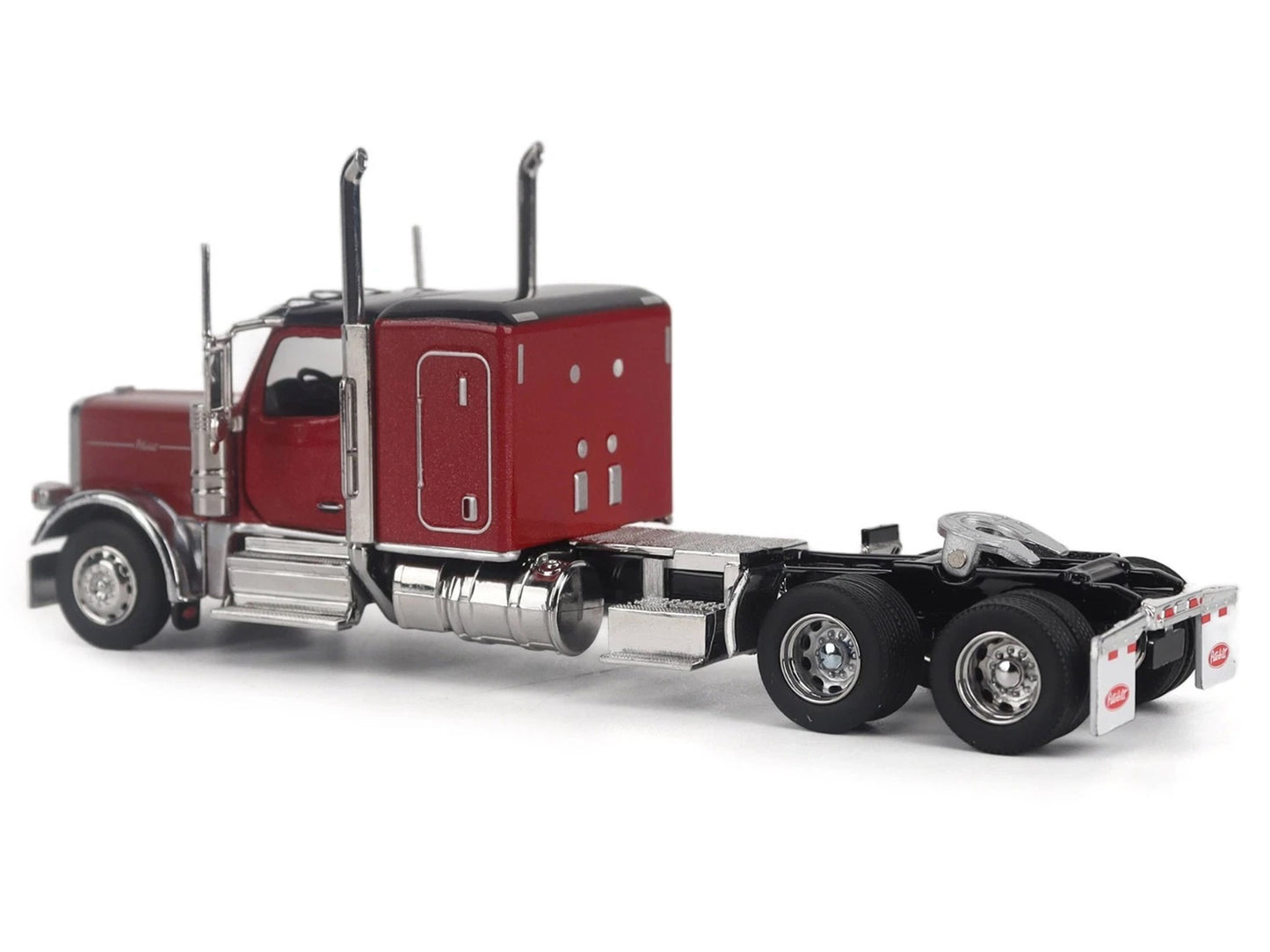 Peterbilt 589 Tandem-Axle Legendary Package Truck Tractor with 58" Sleeper Legendary Red "Transport Series" 1/64 Diecast Model