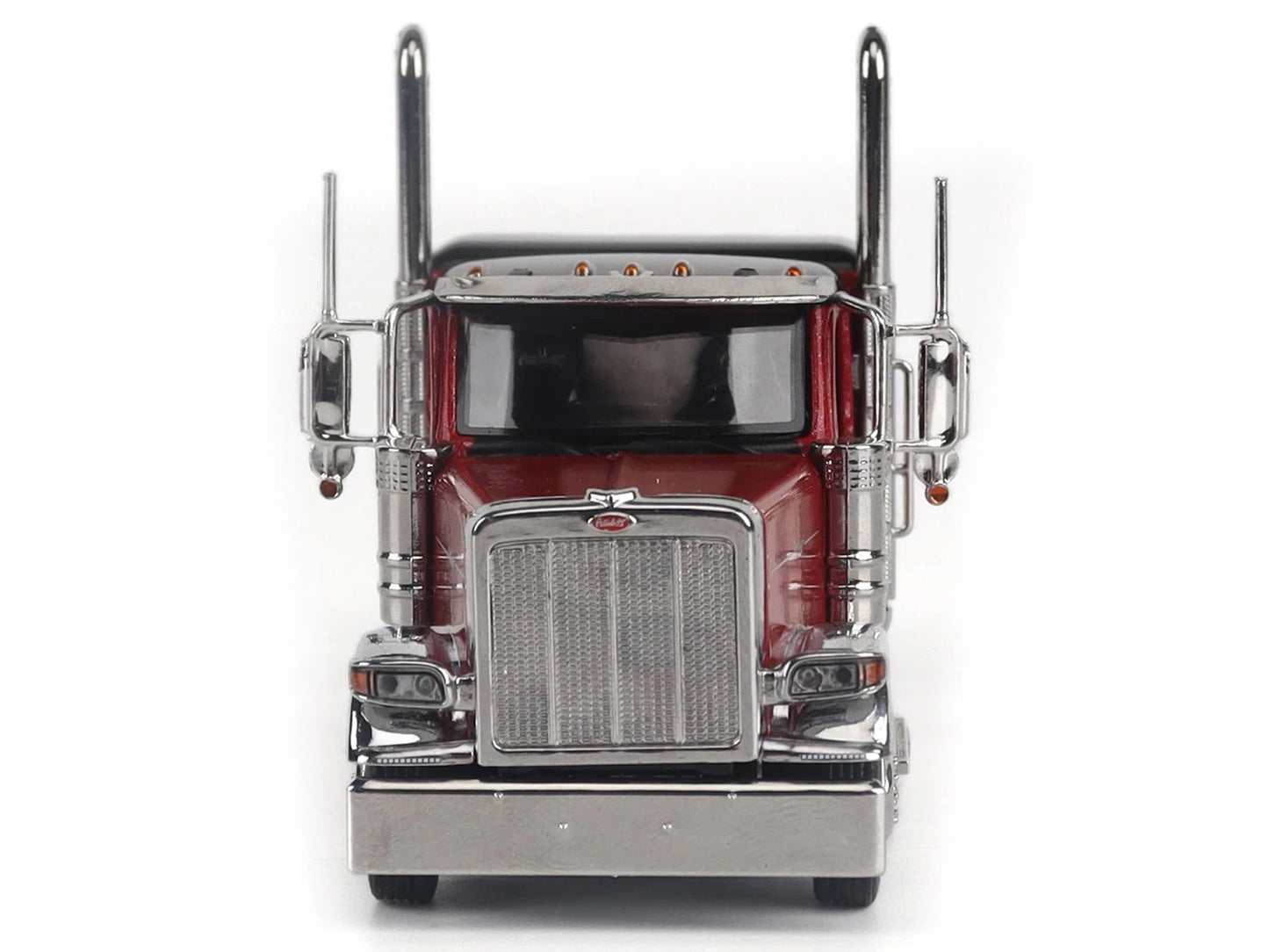 Peterbilt 589 Tandem-Axle Legendary Package Truck Tractor with 58" Sleeper Legendary Red "Transport Series" 1/64 Diecast Model