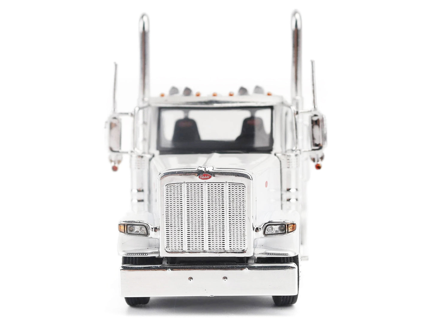 Peterbilt 589 Tandem-Axle Legendary Package Truck Tractor with 58" Sleeper White "Transport Series" 1/64 Diecast Model