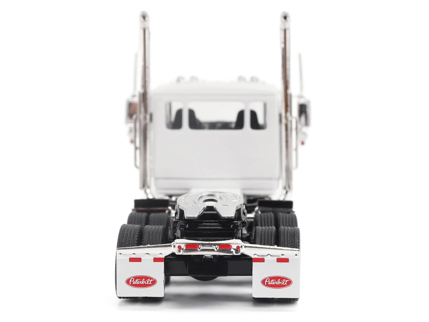 Peterbilt 589 Tandem-Axle Legendary Package Truck Tractor with 58" Sleeper White "Transport Series" 1/64 Diecast Model