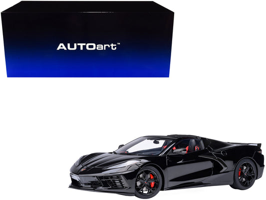 2020 Chevrolet Corvette C8 Stingray Black 1/18 Model Car