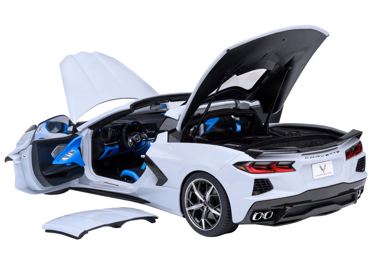 2020 Chevrolet Corvette C8 Stingray Ceramic Matrix Gray Metallic 1/18 Model Car