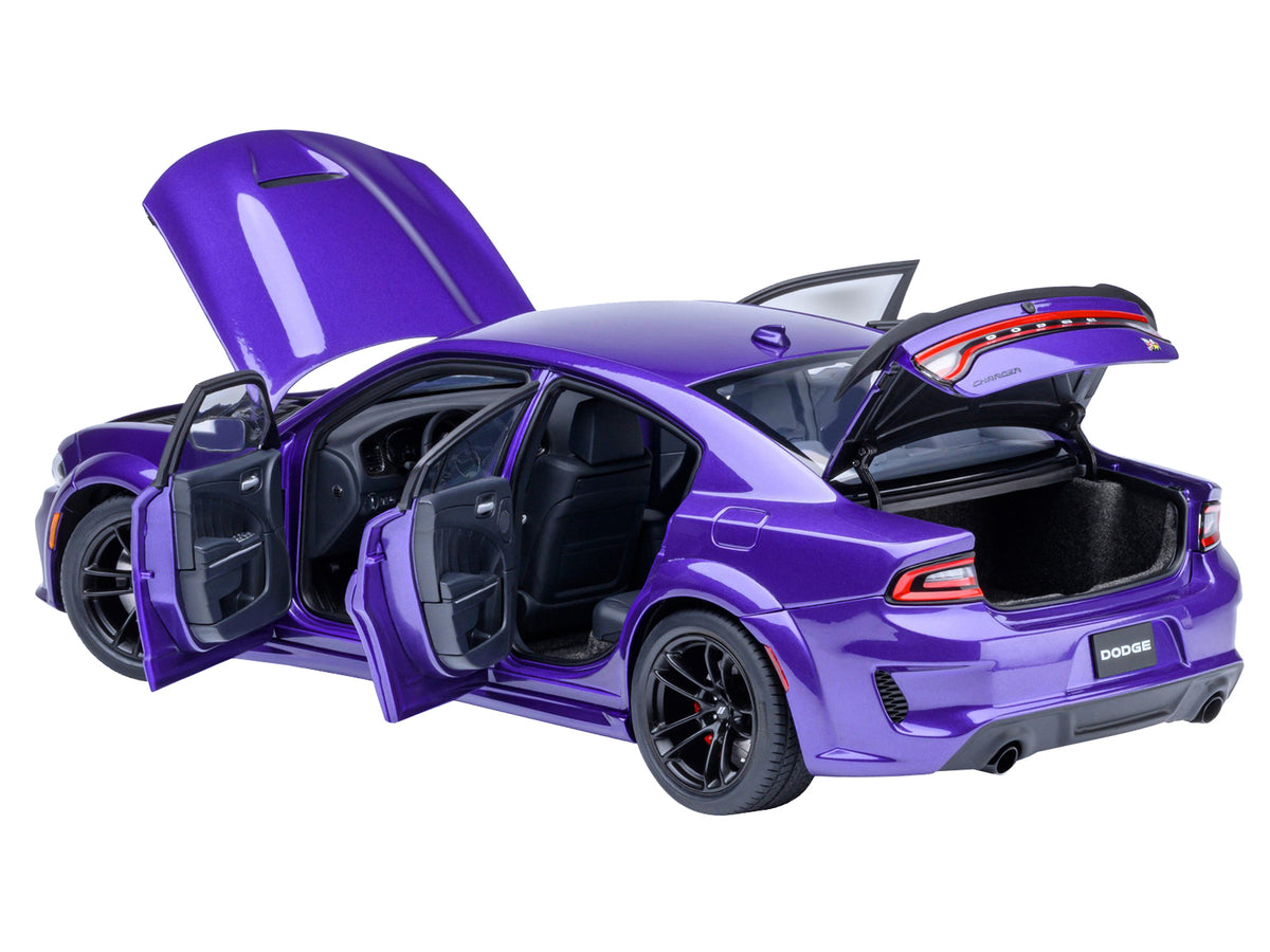 Dodge Charger Scat Pack Widebody Plum Crazy Purple Metallic 1/18 Model Car