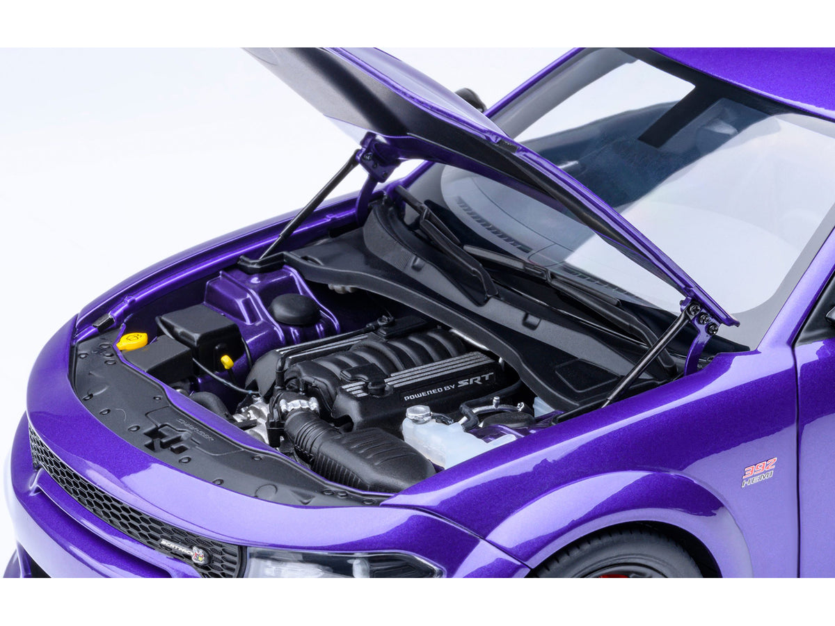 Dodge Charger Scat Pack Widebody Plum Crazy Purple Metallic 1/18 Model Car