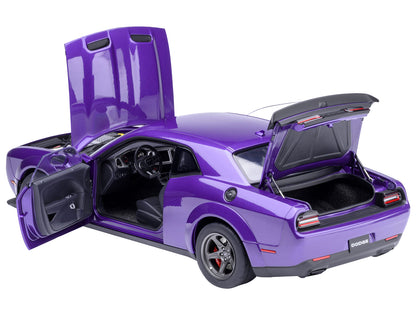 2023 Dodge Challenger SRT Super Stock Plum Crazy Purple 1/18 Model Car
