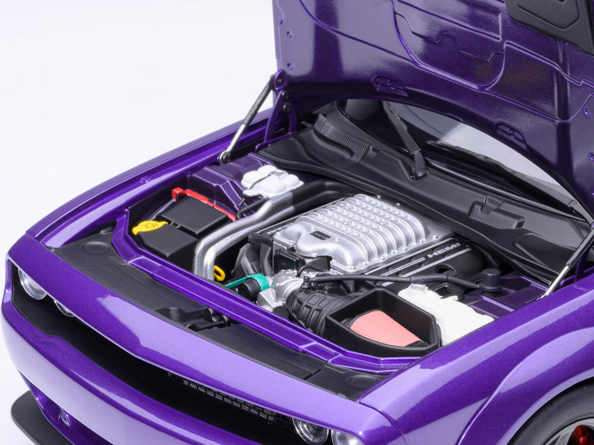 2023 Dodge Challenger SRT Super Stock Plum Crazy Purple 1/18 Model Car