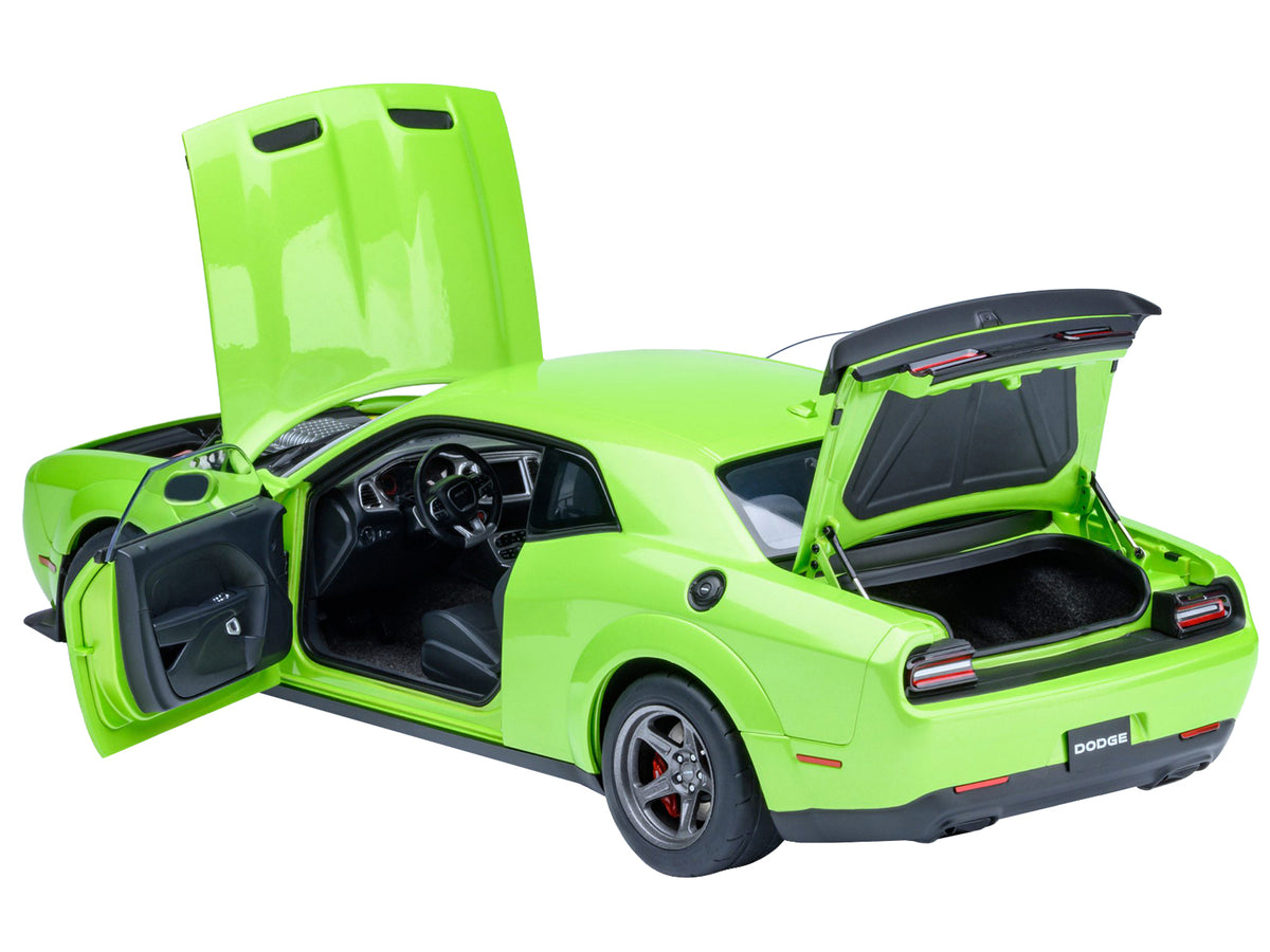 2023 Dodge Challenger SRT Super Stock Sublime Green 1/18 Model Car