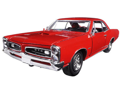 1966 Pontiac GTO Red "Muscle Car Collection" 1/25 Diecast Model Car