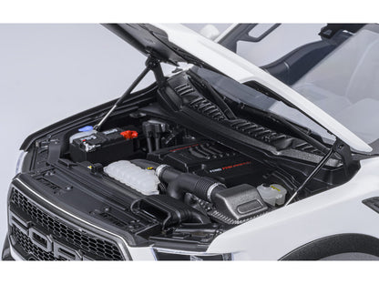 2019 Ford F-150 Raptor Pickup Truck Oxford White 1/18 Model Car