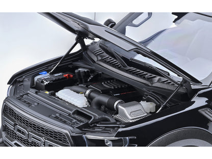2019 Ford F-150 Raptor Pickup Truck Agate Black 1/18 Model Car