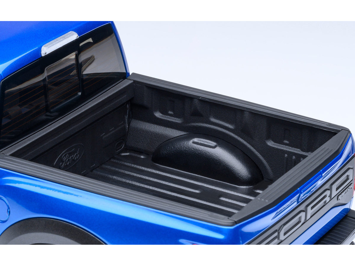 2019 Ford F-150 Raptor Pickup Truck Velocity Blue 1/18 Model Car