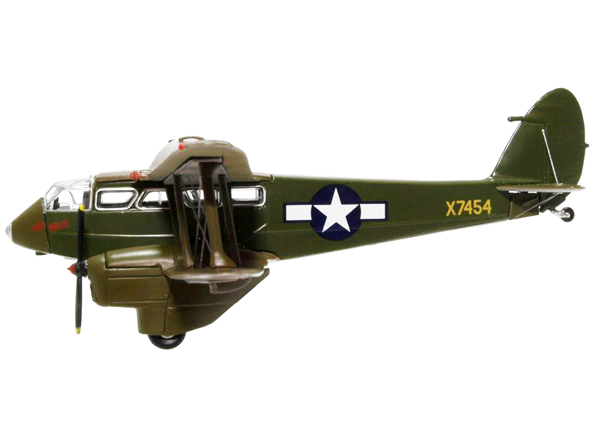 De Havilland D.H.89 Dominie Dragon Rapide Aircraft "Wee Wullie" "27th Air Force Group 8th AF USAAF" 1/72 Diecast Model Airplane
