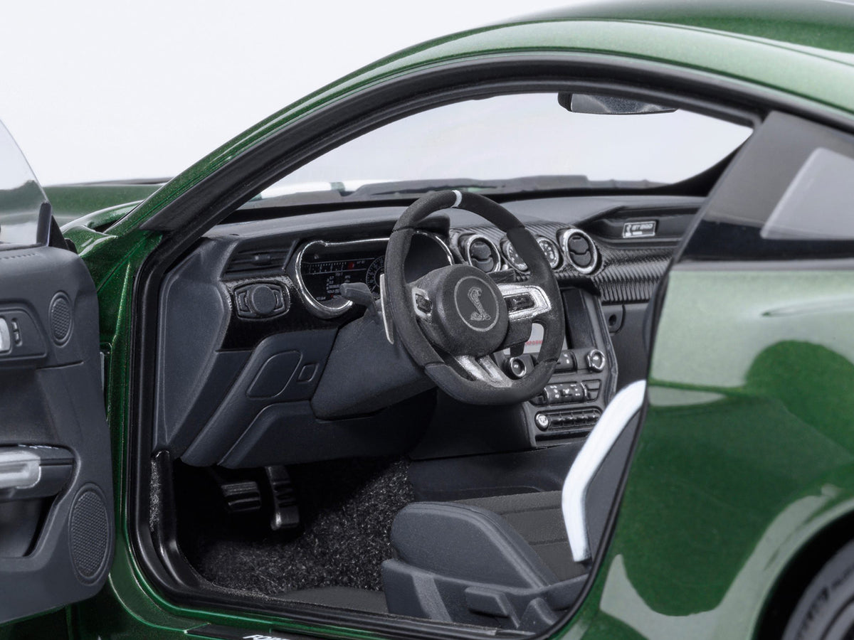 Ford Mustang Shelby GT500 Eruption Green Metallic with White Stripes 1/18 Model Car