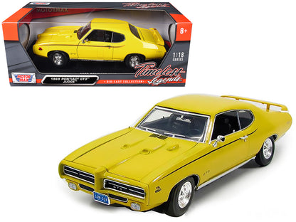 1969 Pontiac GTO Judge Yellow 1/18 Diecast Model Car