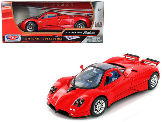 Pagani Zonda C12 Red 1/18 Diecast Model Car